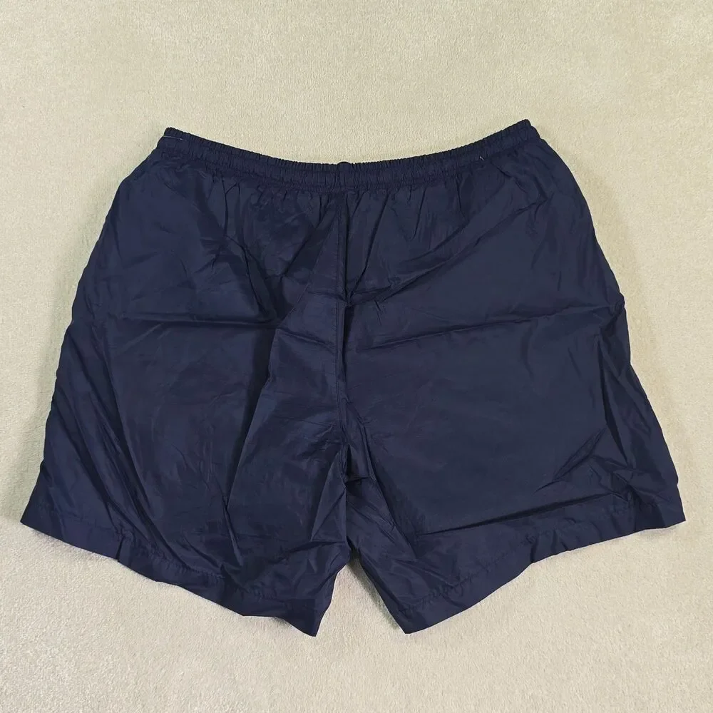 Vintage 90's Nike Swoosh Nylon Windbreaker Lined Shorts Trunks Size XXL